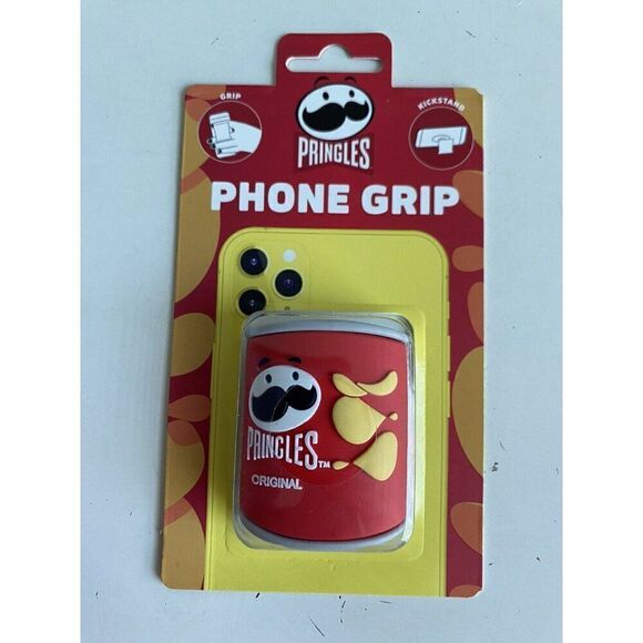 Pringles Phone Grip By Orbit Innovations Cable Organizer Comfortable Stand NEW - Picture 1 of 7